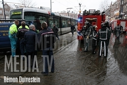 Ongeval auto tram