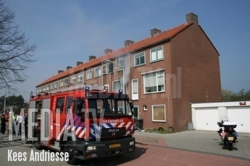 Felle brand in Papendrecht