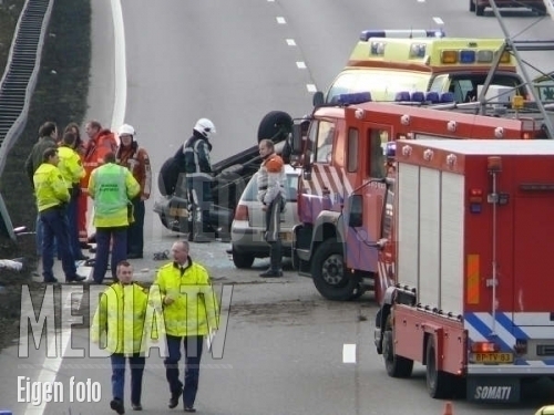 Ongeval A15 Barendrecht