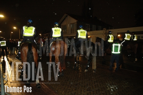 Politiemacht bij anti-Wilders demonstratie