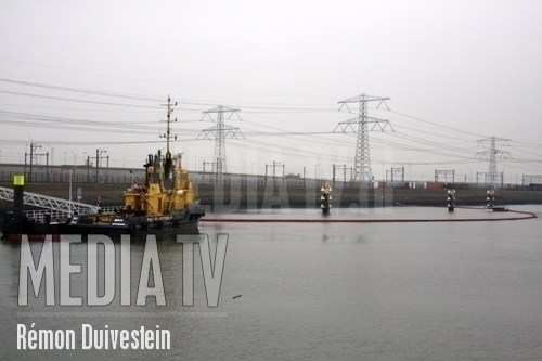 Binnenvaartschip gezonken