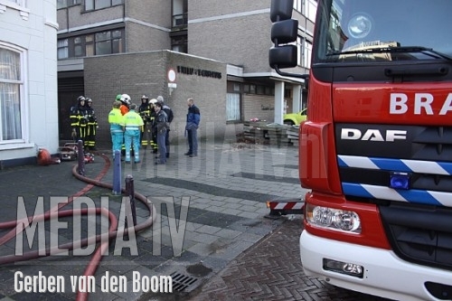 Brand in leegstand pand