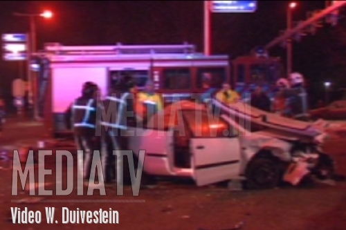 Ernstig verkeersongeval in Schiebroek