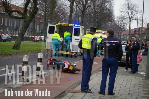 Gewonden bij ongeval met scooter