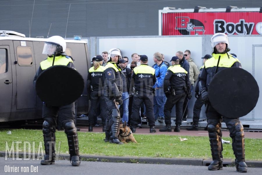 22 verdachten aangehouden na bekerfinale in Rotterdam