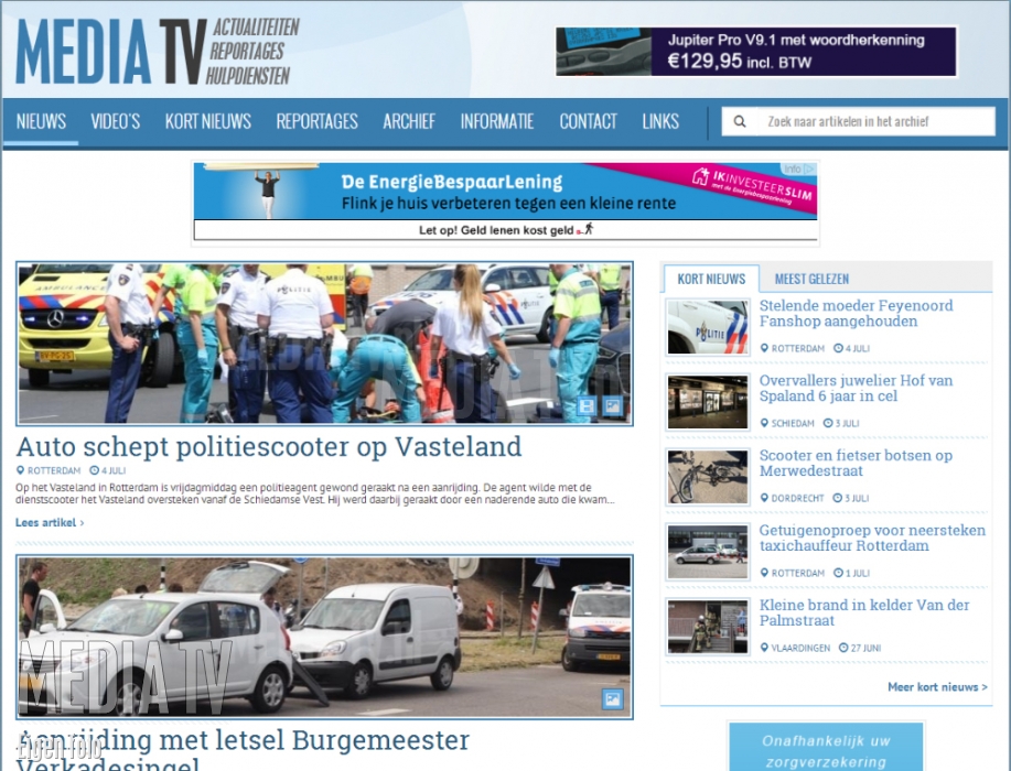 Nieuwe website