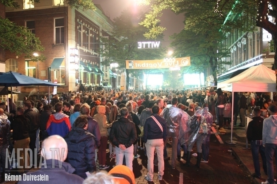 Drukte in centrum Rotterdam voor halve finale