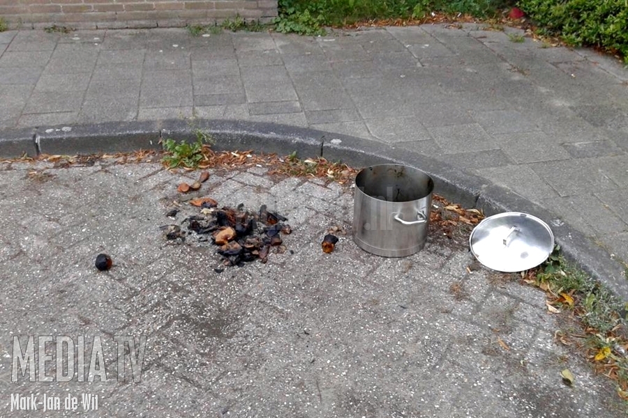 Vlam in de pan bij Klepperwei in Rhoon