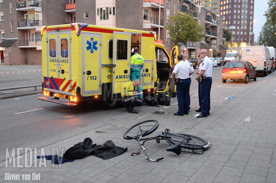 Fietser zwaargewond na aanrijding Pretorialaan