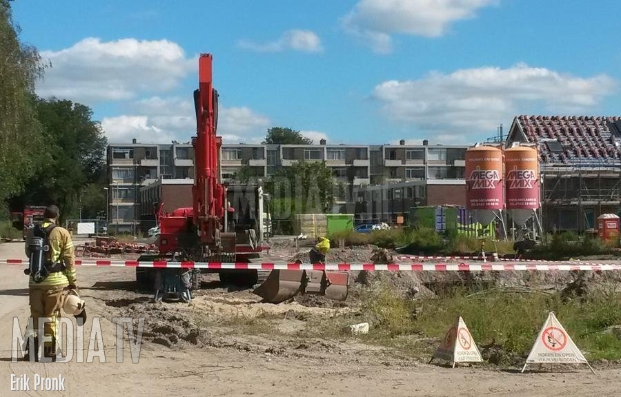 Bouwplaats in Vlaardingen ontruimd na gaslek