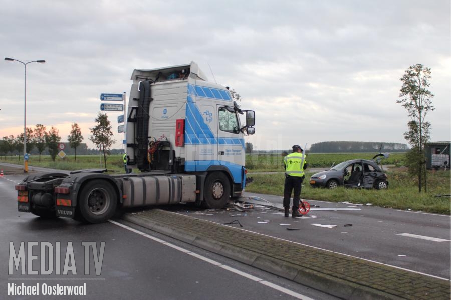 Ernstig ongeval Zuidelijke Randweg in Middelharnis (video)