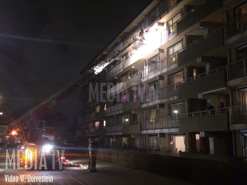 Gewonde bij middelbrand Schuilingsoord Rotterdam
