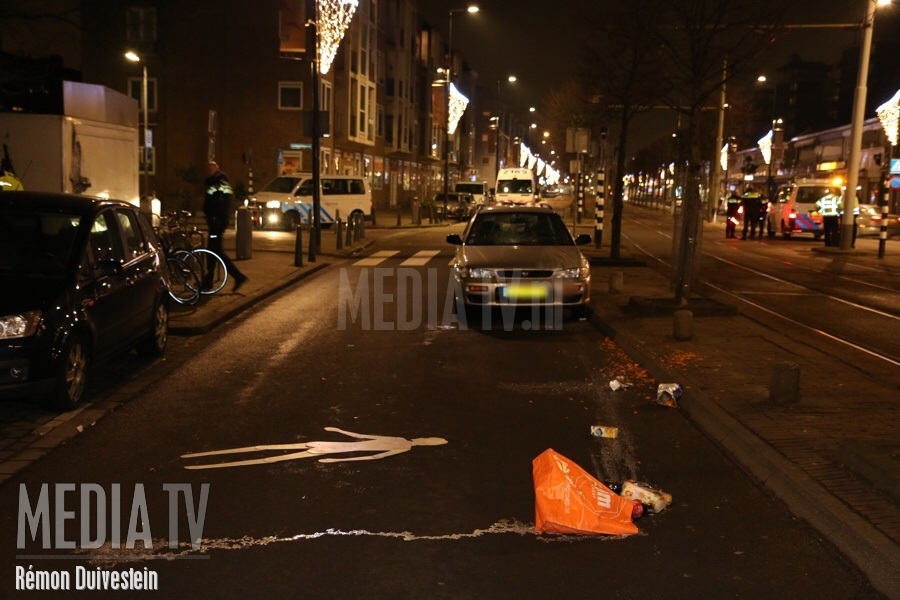 Voetganger gewond na aanrijding op Schiedamseweg Rotterdam