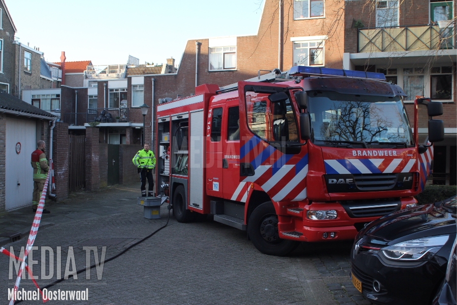 Asbest vrij na brand in garagebox centrum Schiedam