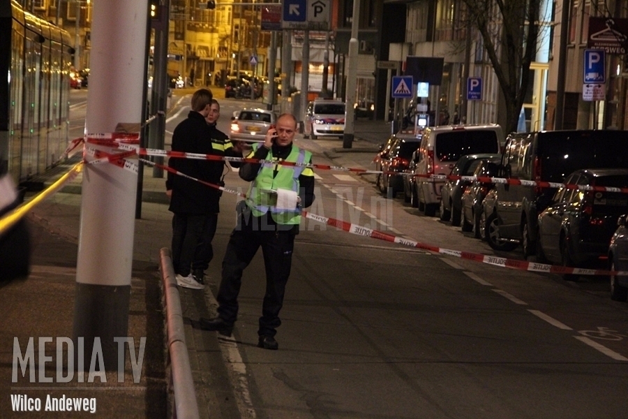 Inbreker in been geschoten door agent op Bergweg Rotterdam (video)