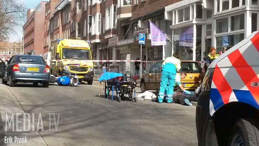 Motorrijder gewond na aanrijding op Polderlaan Rotterdam