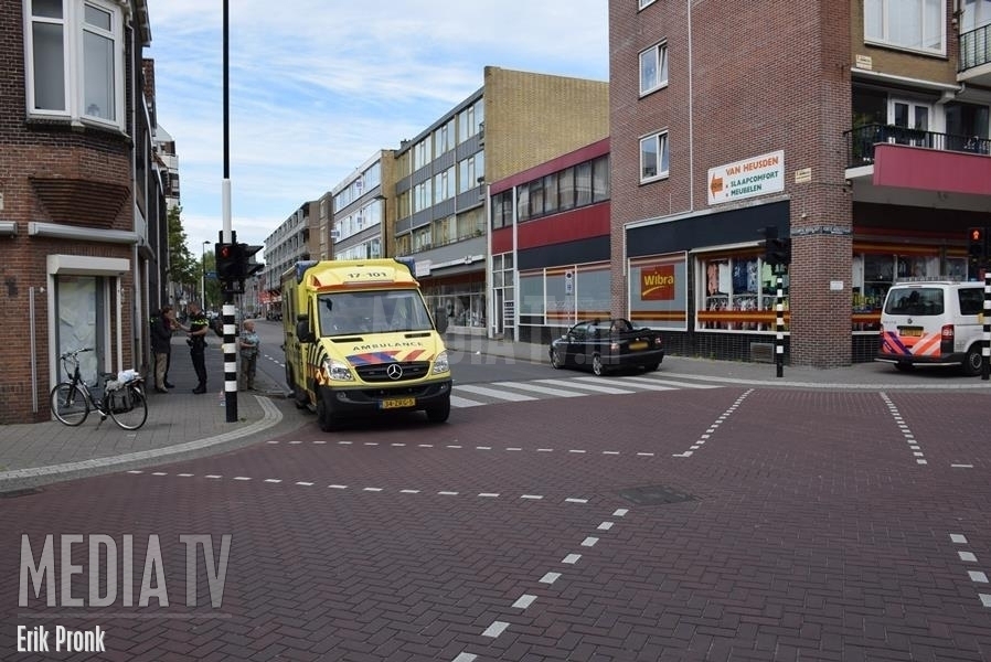 Fietser gewond na aanrijding Korte Hoogstraat Vlaardingen
