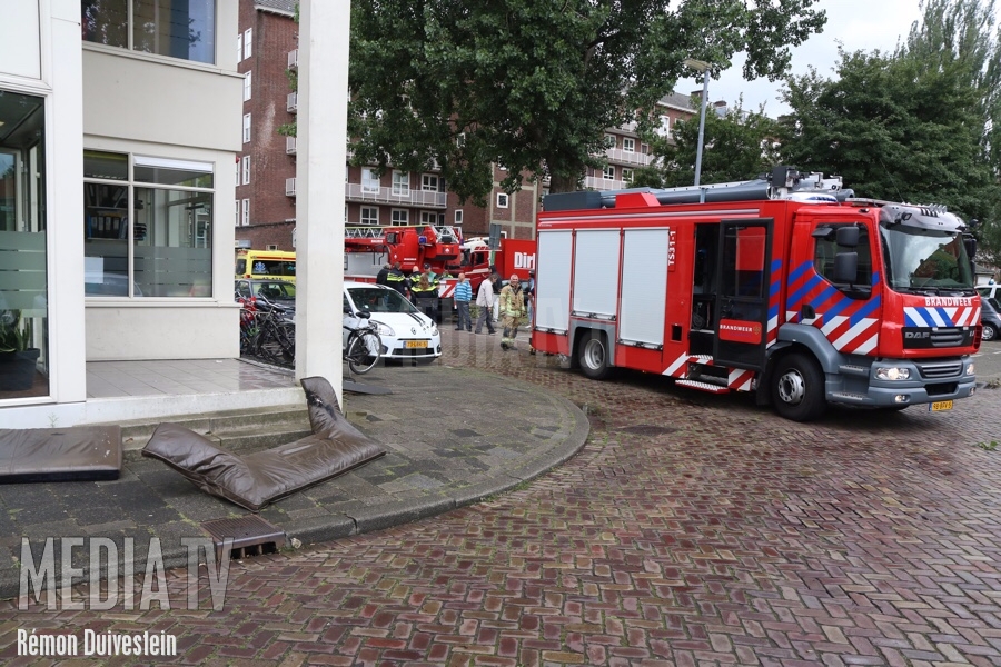 Middelbrand in GGZ  instelling Willem Schurmannstraat Rotterdam