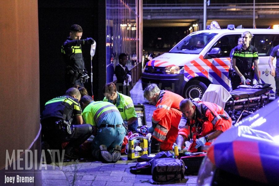 Man zwaargewond na val van trap in discotheek Prins Alexanderlaan Rotterdam