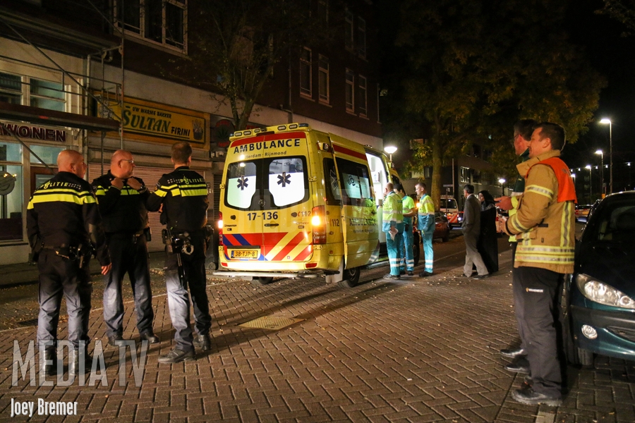 3 personen onwel na CO-vergiftiging defecte geiser Sint-Andriesstraat Rotterdam (video)