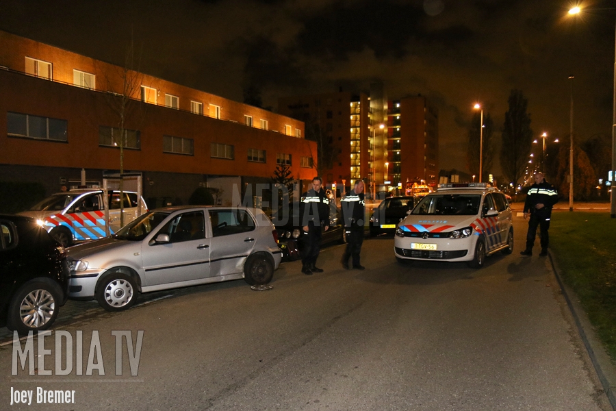 Politieachtervolging eindigt met een 'duwtje' Jacques Dutilhweg Rotterdam