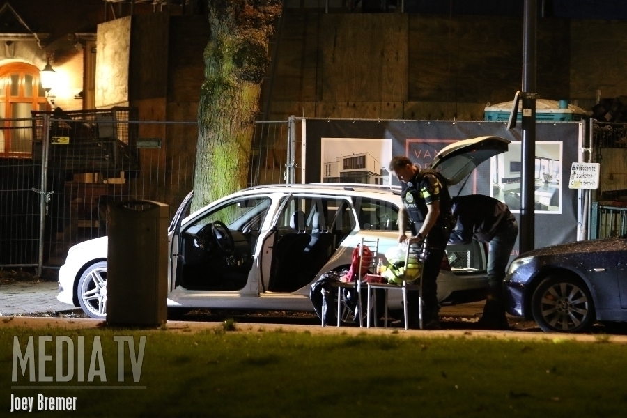 3 aanhoudingen rondom verdacht voertuig Westersingel Rotterdam (video)