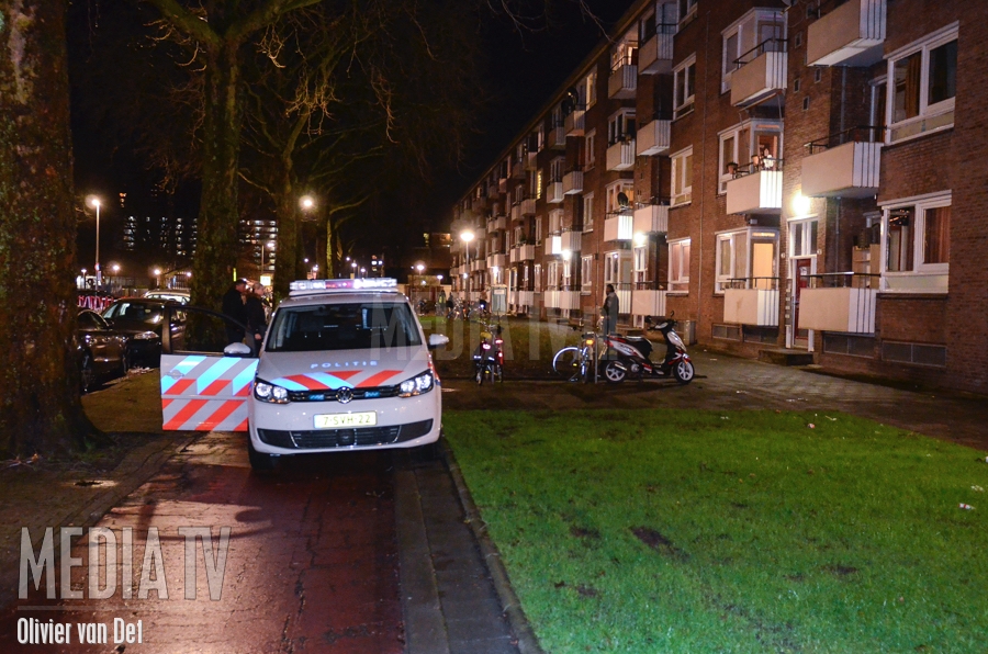 Mannen overvallen in portiek Kerkwervesingel Rotterdam