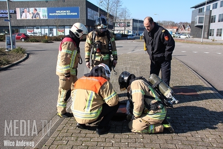 Gaslekkage na graafwerkzaamheden Euroweg Barendrecht