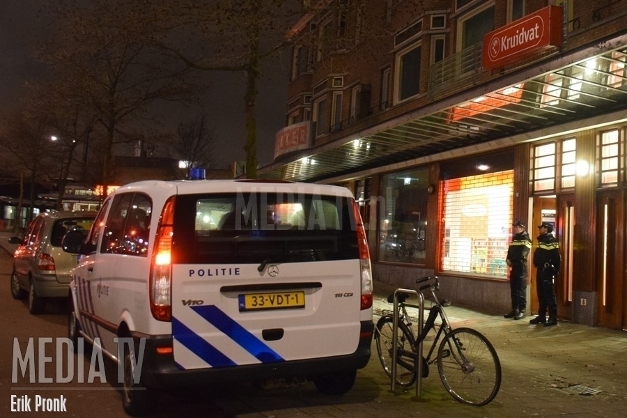 Overval op drogisterij Mathenesserplein Rotterdam