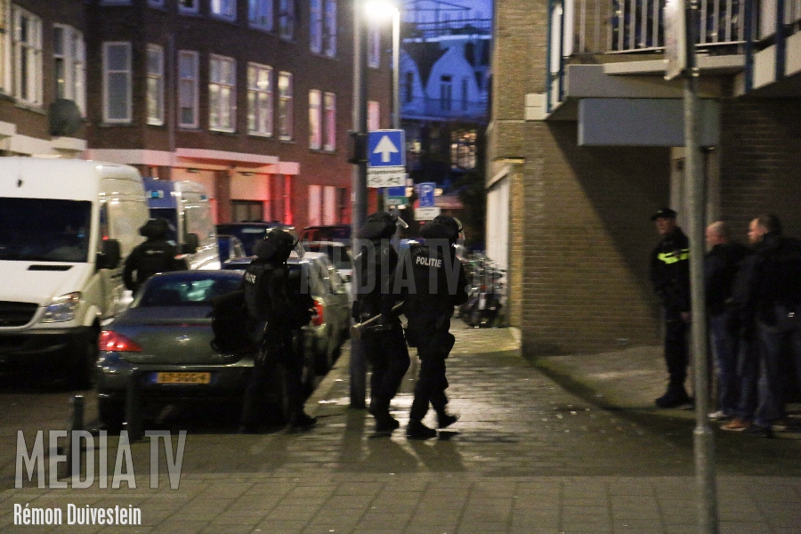 45 kilo munitie in woning terreurverdachte Burgemeester Meineszstraat Rotterdam