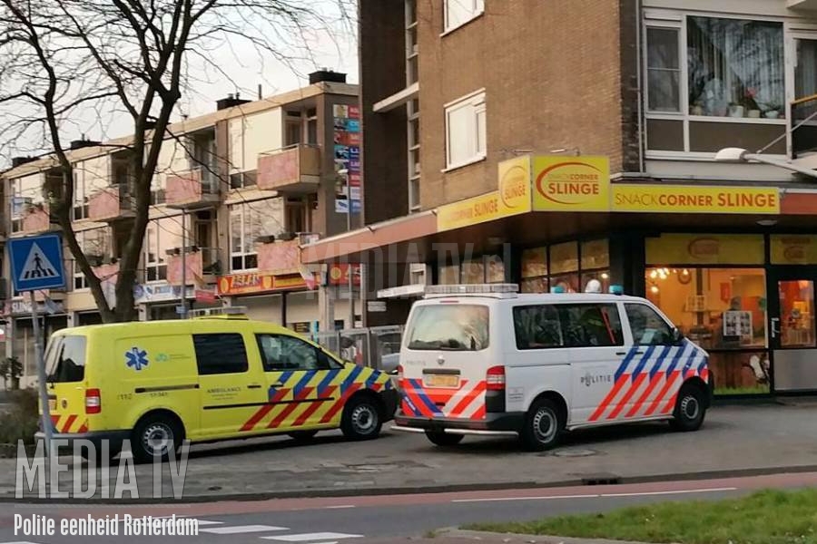 Twee overvallen binnen zes minuten Slinge Rotterdam