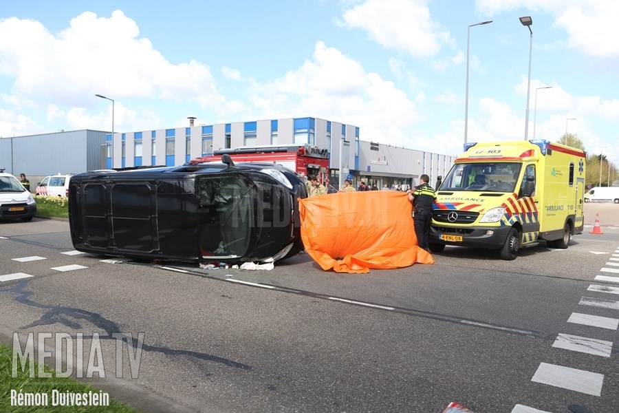 Motorrijder verongelukt bij ernstig ongeval Matlingeweg Rotterdam (video)