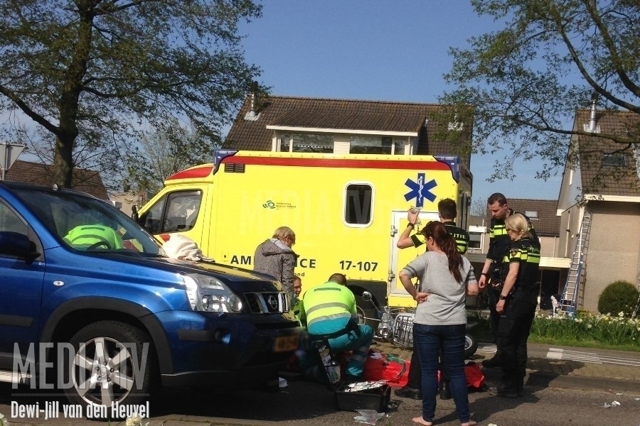 Twee gewonden bij aanrijding tussen scooter en auto Berkelseweg Bergschenhoek
