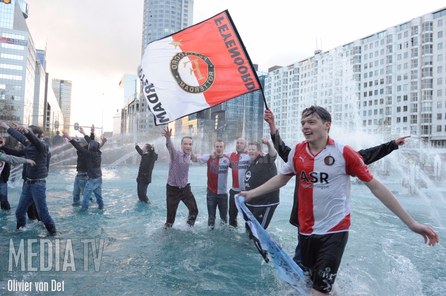 Feyenoord wint KNVB-bekerfinale tegen FC Utrecht (4x video)
