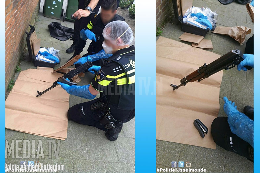Vuurwapens aangetroffen na bedreiging Chinese Tuin Rotterdam