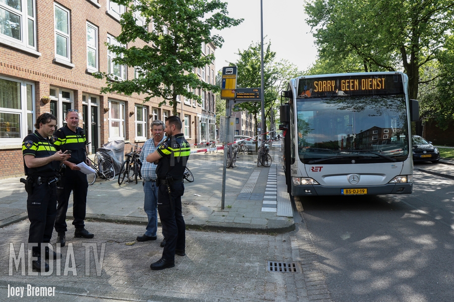 Wederom buschauffeur RET overvallen op de Nieuwe Crooswijkseweg in Rotterdam (video)