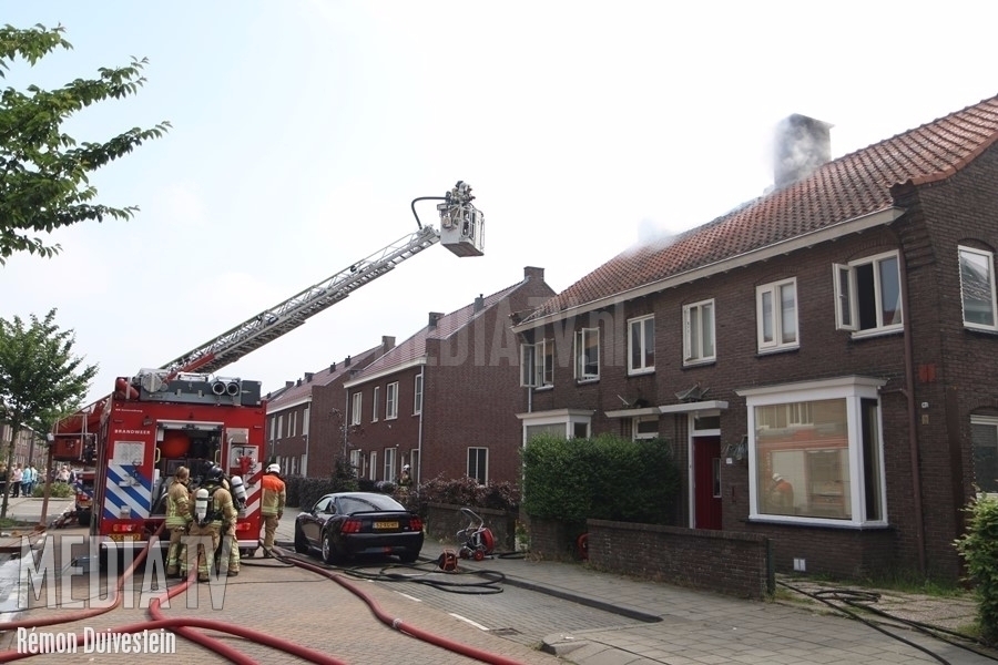 Gewonden bij uitslaande woningbrand Nassaustraat Ridderkerk