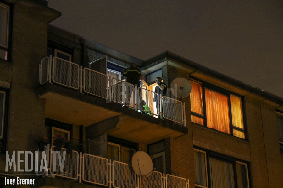 Vier verdachten aangehouden in onderzoek naar "balkonmoord" Crooswijkseweg Rotterdam