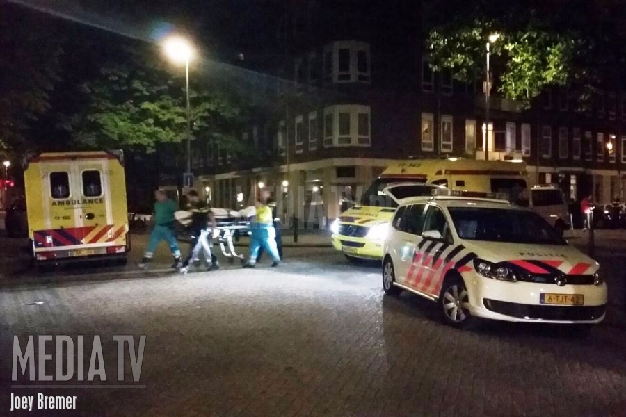 Twee gewonden bij steekpartij Pieter de Hoochstraat Rotterdam