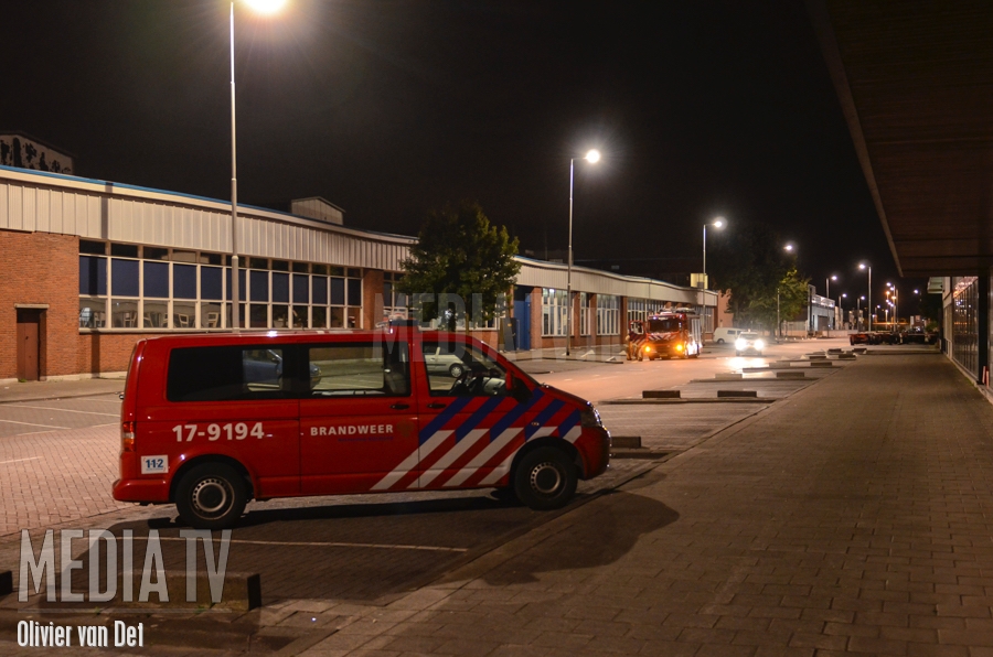Rookontwikkeling in bedrijfspand bij logistieke dienstverlener Parmentierplein Rotterdam