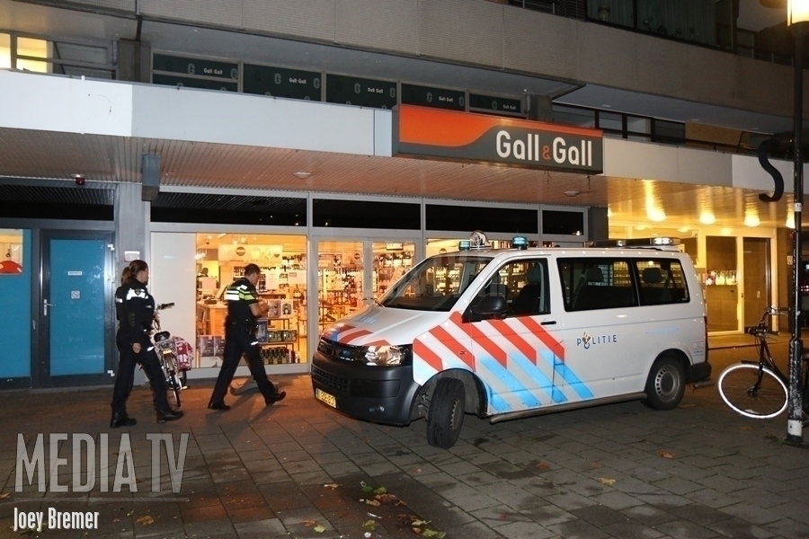 Poging overval op filiaal van Gall & Gall aan het Bentinckplein in Rotterdam