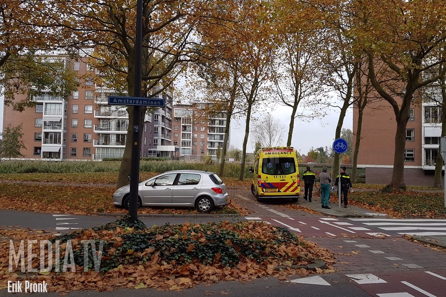 Fietser gewond na aanrijding Amsterdamlaan Vlaardingen