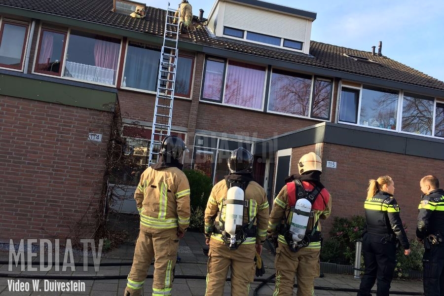 Brand in woning aan de Toendra in Capelle a/d IJssel (video)