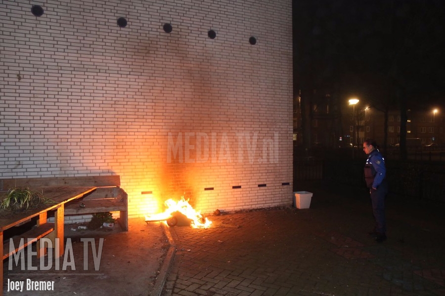Brandstichting bij wijkgebouw in Rotterdam Spangen