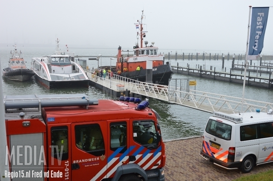 KNRM ingezet bij medische evacuatie Hoek van Holland
