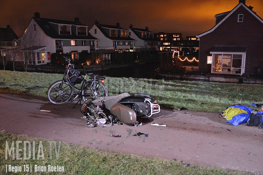 Twee zwaargewonden na ongeval Klapwijkseweg Berkel en Rodenrijs (video)