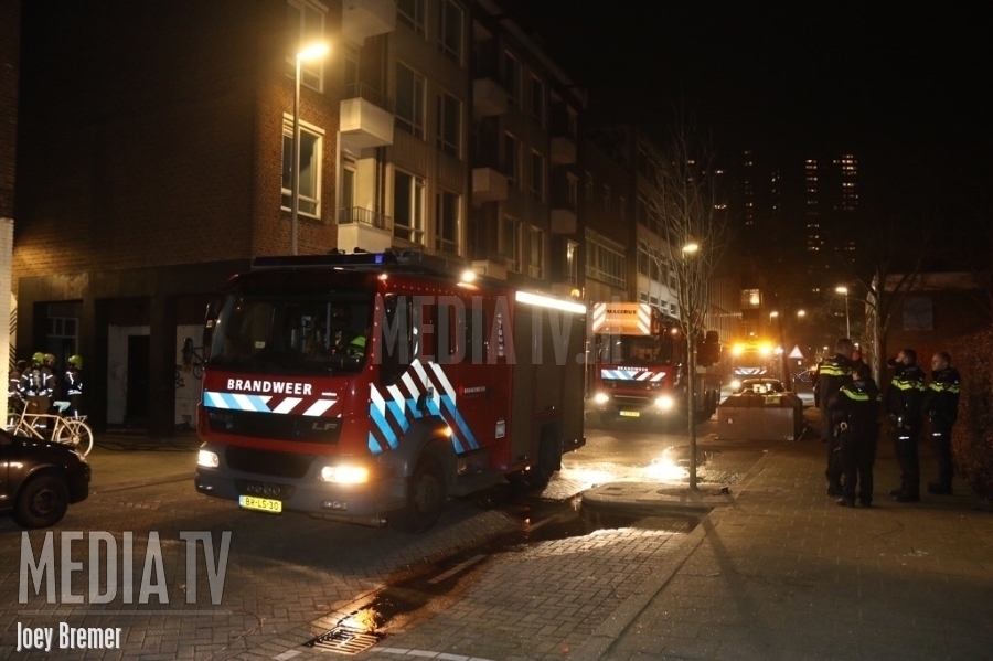 Kleine brand in woning Baan Rotterdam