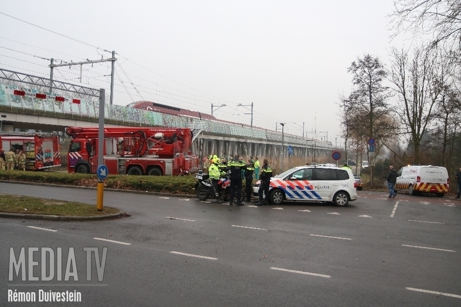 Treinverkeer stil na mogelijk brand in de Thalys in Rotterdam
