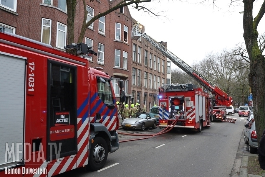 Ruzie veroorzaakt brand Rusthoflaan Rotterdam
