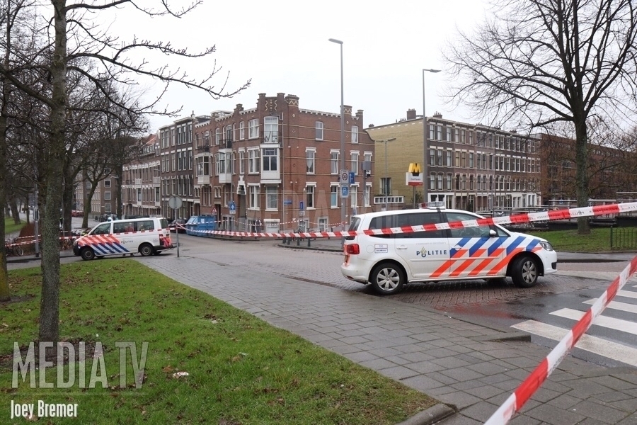 Geschoten vanuit auto Heemraadssingel Rotterdam (video)